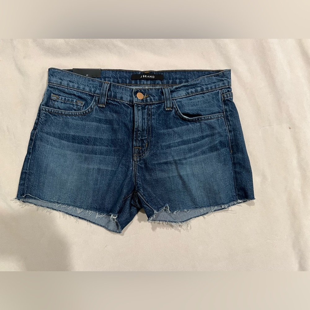 J Brand cutoff, Low-Rise Denim shorts; Size 27